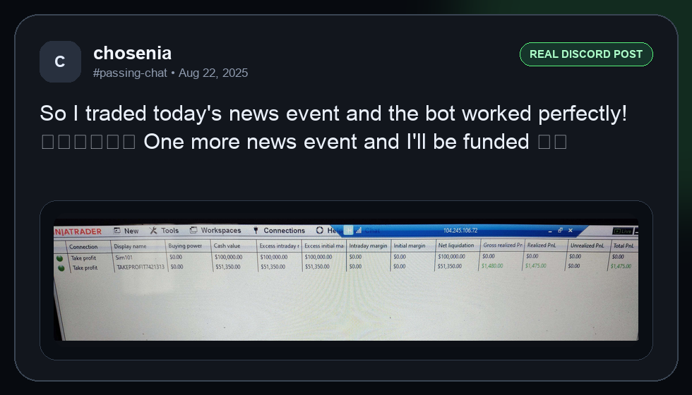 single Discord customer proof