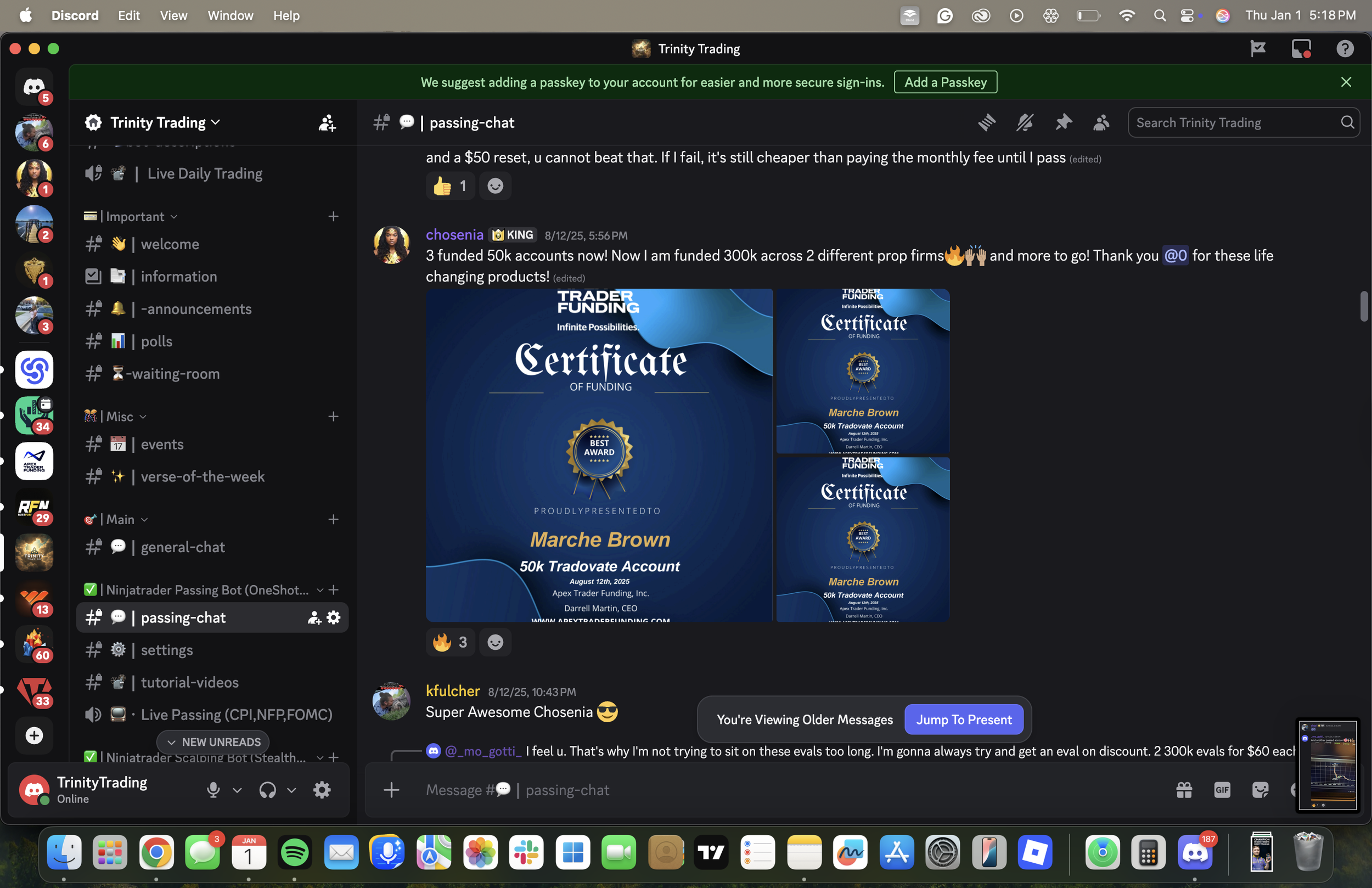 discord profit proof